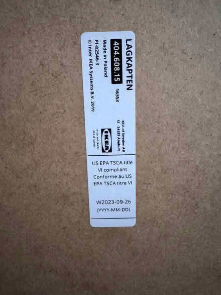 Photo of free IKEA Lagkapten table top (Allestree DE22) #4