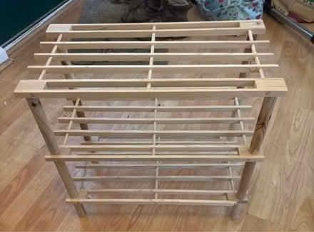 Photo of free Wood show rack (Arborfield RG2) #1