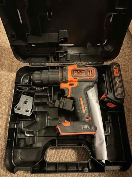 Photo of free Working Drill with dead battery (Southfields) #2