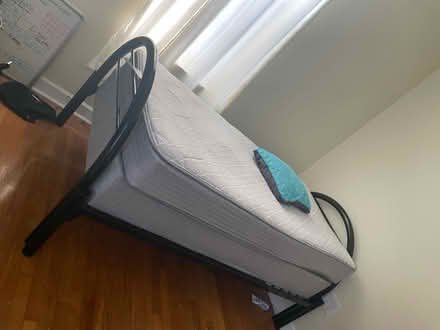 Photo of free Twin bed matress and frame (Marble Hills) #1