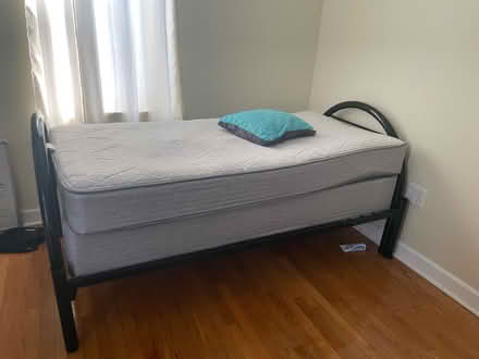 Photo of free Twin bed matress and frame (Marble Hills) #2