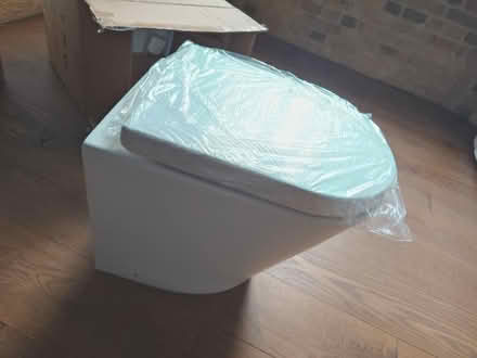 Photo of free New floor mounted toilet pan seat& concealed cistern (Wapping E1W) #1