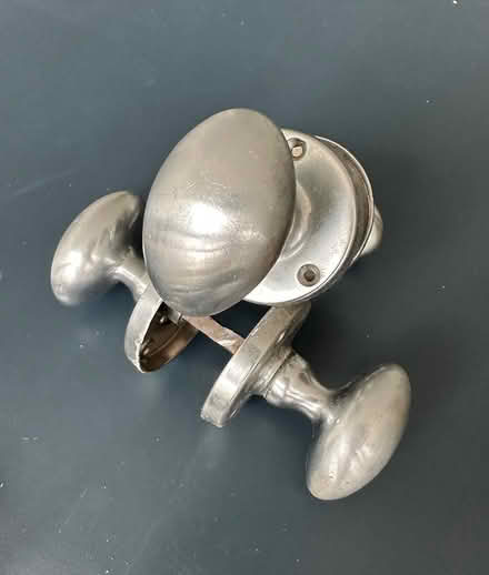 Photo of free Brushed chrome door handles (North Kingston KT2) #1