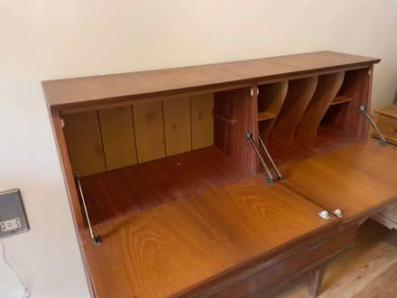 Photo of free Mid-century modern teak cabinet/ bureau (Moseley B13) #3