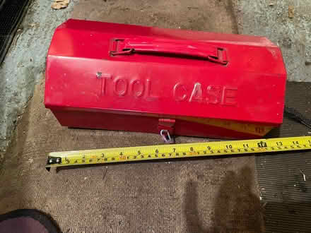 Photo of free Small Red Metal Toolbox (The Plantation GL5) #1