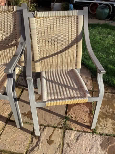 Photo of free Six garden chairs (Tenbury Wells WR15) #1