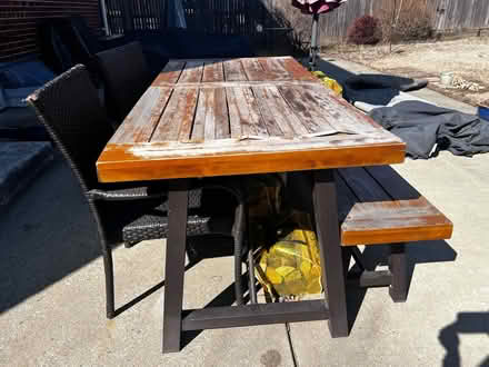 Photo of free Outdoor dining table (North Wheaton) #1