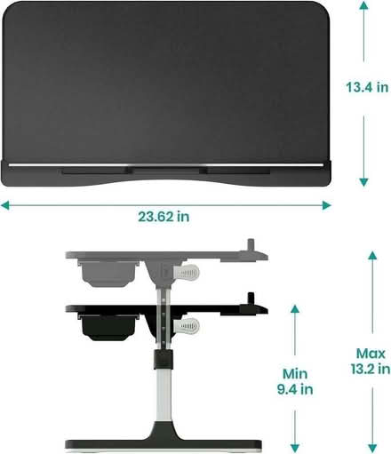 Photo of free Laptop Table Stand With Tray, Adjustable Height & Foldable (Dyke Road area BN3) #2