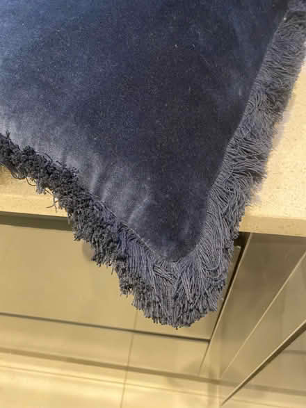 Photo of free New large M&S velvet cushion (Lexden Colchester CO3) #1