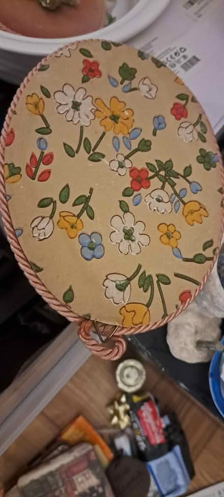 Photo of free 2 Pink Floral China Wall Plaques (WR14 Malvern Link) #3