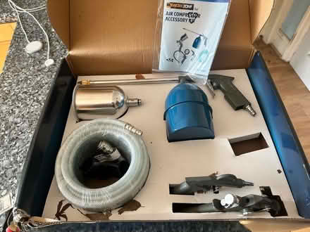 Photo of free Air compressor tool kit (Alwoodley LS17) #2