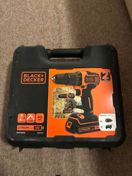 Photo of free Working Drill with dead battery (Southfields) #1