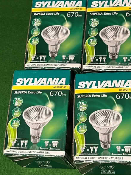 Photo of free Brand new light bulbs in boxes (Clevelode WR13) #4