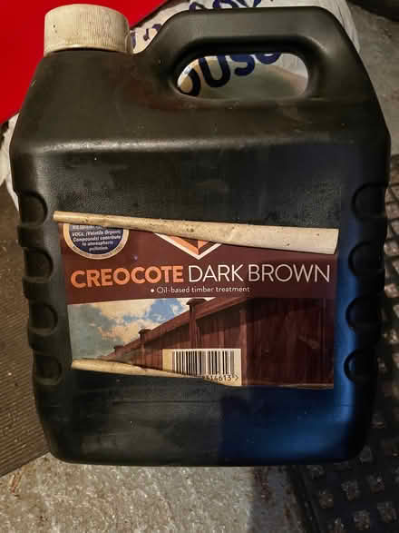 Photo of free Creocote Dark Brown. 1/2 full (The Plantation GL5) #1