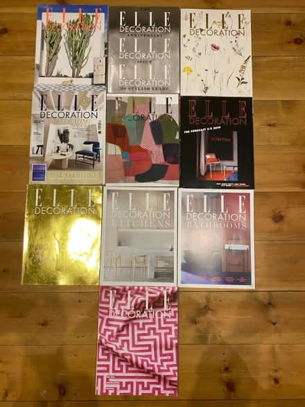 Photo of free 10 Elle Decoration Magazines Part 2 (Maidstone near Mote Park ME15) #1