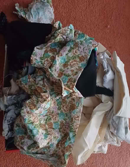 Photo of free Box off fabric off cuts -ideal for patchwork (Abbots Langley WD5) #1