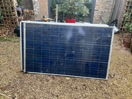 Photo of free 4x solar panels (South Woodford E18) #1