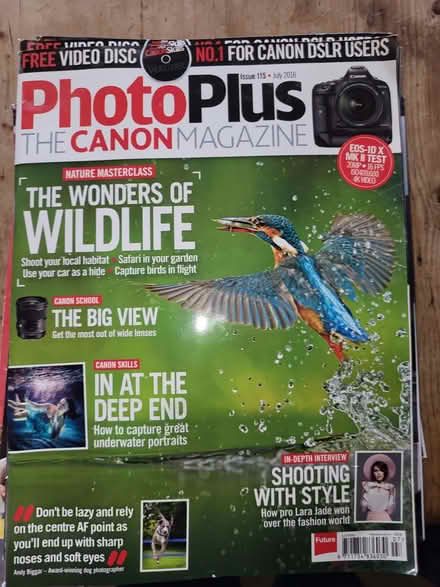 Photo of free Pile of Canon Plus photo magazines (Cheltenham GL53) #1