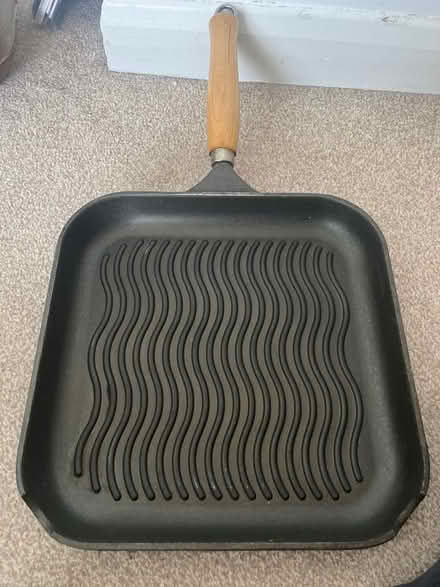Photo of free Fry/grill pan (Ticknall DE73) #1