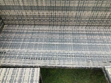 Photo of free Rattan garden sofas and table set (Sawley) #4
