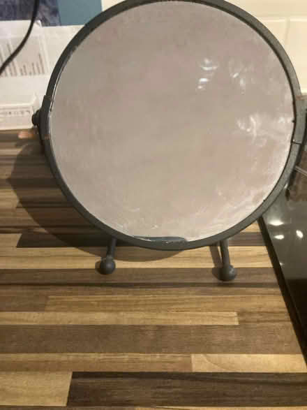 Photo of free Black shaving/ make up mirror (Ipswich IP2) #2