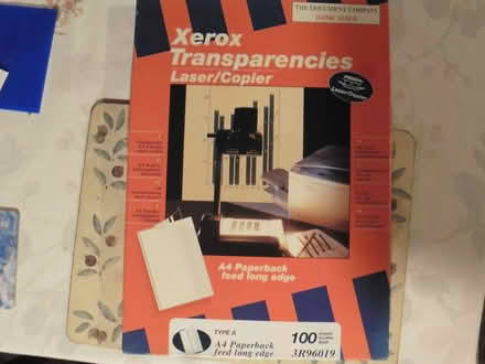 Photo of free Xerox transparencies (Sheddingdean RH15) #1