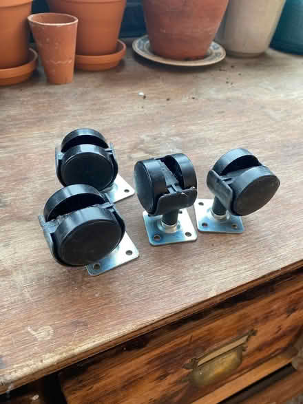 Photo of free 4 castors (Priory Avenue TN34) #1