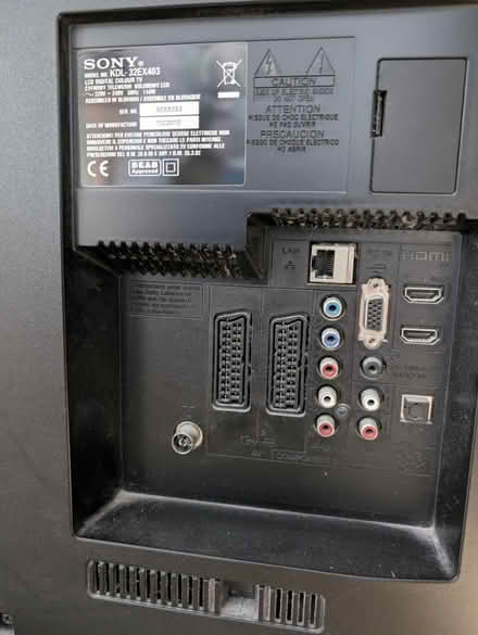 Photo of free 32" Sony Bravia TV (Rugby, Bilton, CV22) #3