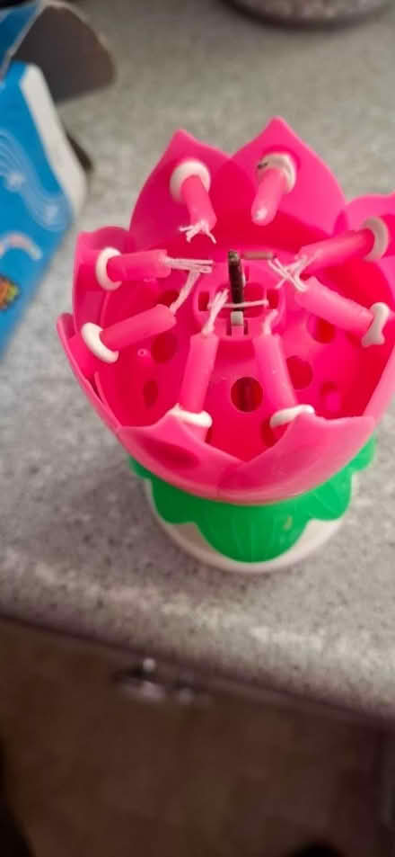 Photo of free Birthday cake flower candle (Malvern WR14) #2