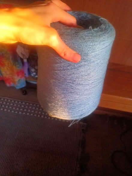 Photo of free Large reel of blue yarn (elverson road SE13) #1