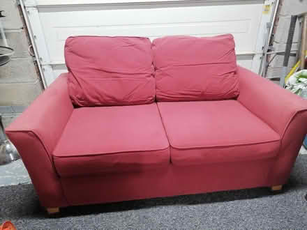 Photo of free 2 seater sofa (Aintree L10) #1