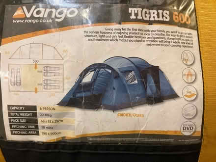 Photo of free Vango Family Tent (Swarkestone) #1