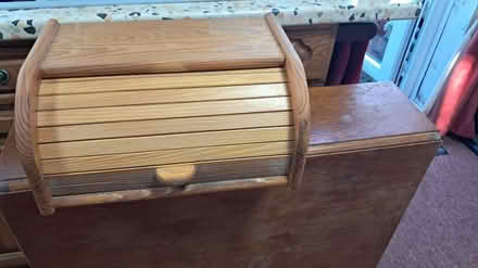 Photo of free wooden bread bin (EX2 hamilton avenue.) #3