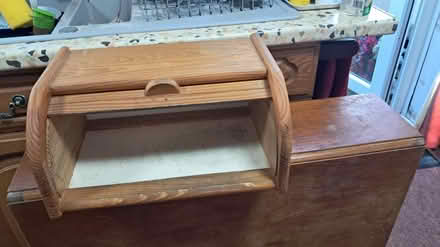 Photo of free wooden bread bin (EX2 hamilton avenue.) #4