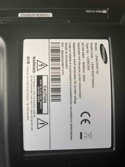 Photo of free 32 inch samsung (Carlton NG4) #2