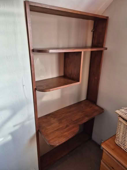 Photo of free Wall desk and shelving unit (Annscroft) #1