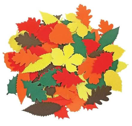 Photo of free Baker Ross Corrugated Autumn Leaves - Pack of 120 (Cookham SL6) #1