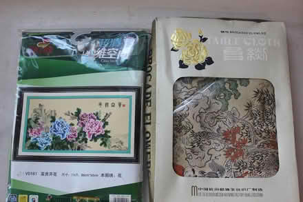 Photo of free Tablecloth and cross stitch (Capitol Hill) #1