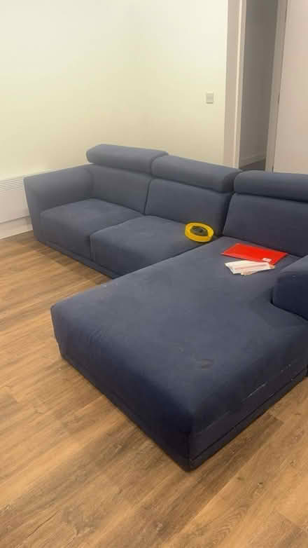 Photo of free Blue sofa (B66) #1