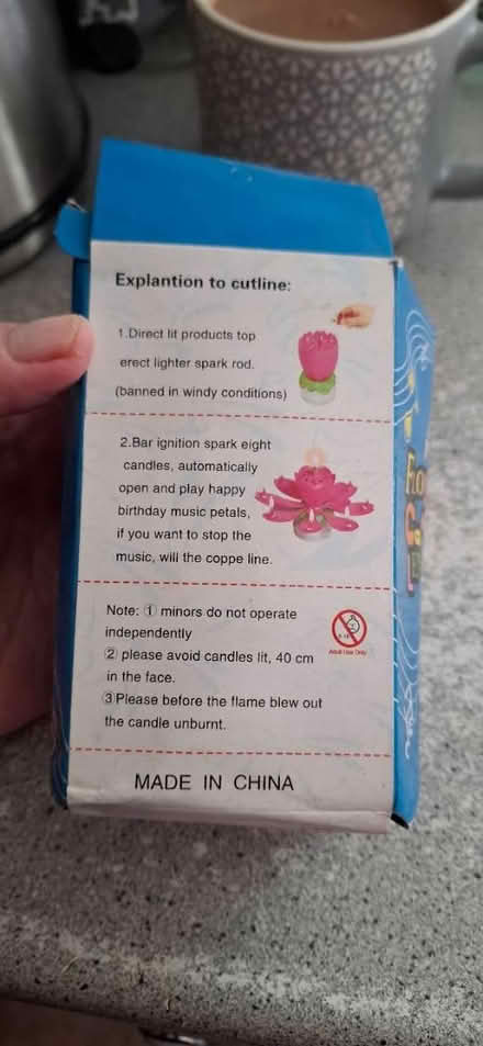 Photo of free Birthday cake flower candle (Malvern WR14) #3