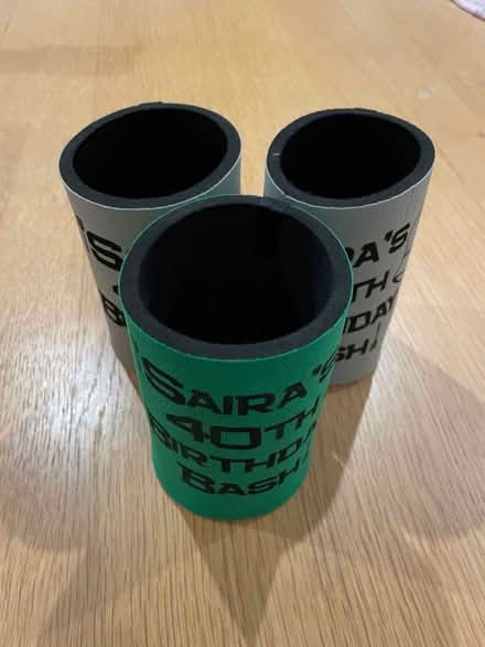 Photo of free Set of 3 beer cooler sleeves (Pooley Green TW20) #1