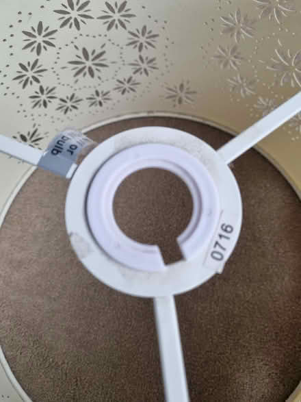 Photo of free Cream lightshade (Canterbury) #2