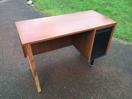 Photo of free Small desk, with trays. (Heatherton) (Littleover DE23) #1