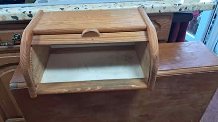 Photo of free wooden bread bin (EX2 hamilton avenue.) #2