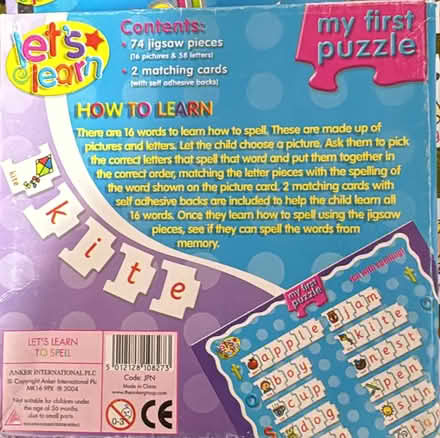 Photo of free Educational jigsaw to learn words (Coventry) #3