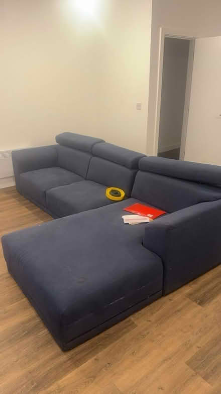 Photo of free Blue sofa (B66) #2