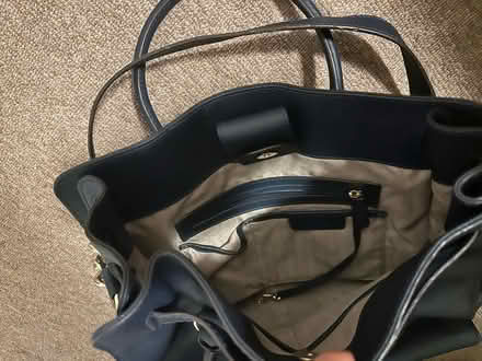 Photo of free Dark blue handbag (Southfields) #2