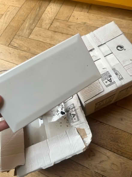 Photo of free Two boxes white metro tiles (South Norwood SE25) #1