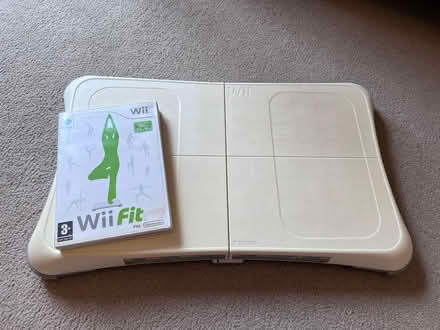 Photo of free Nintendo Wii Wii fit board + game (Bishop's Cleeve) #1