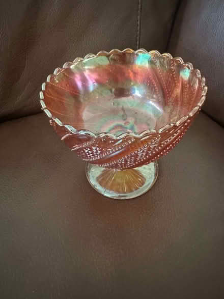 Photo of free Carnival Glass Bowl (Warfield RG12) #1